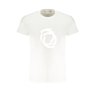 T-shirt en coton blanc Trussardi