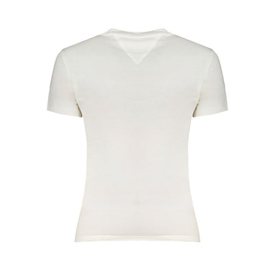 Tommy Hilfiger White Cotton Tops & T-Shirt