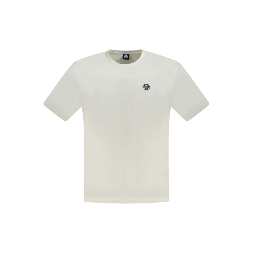 North Sails Wit Katoenen Heren T-shirt