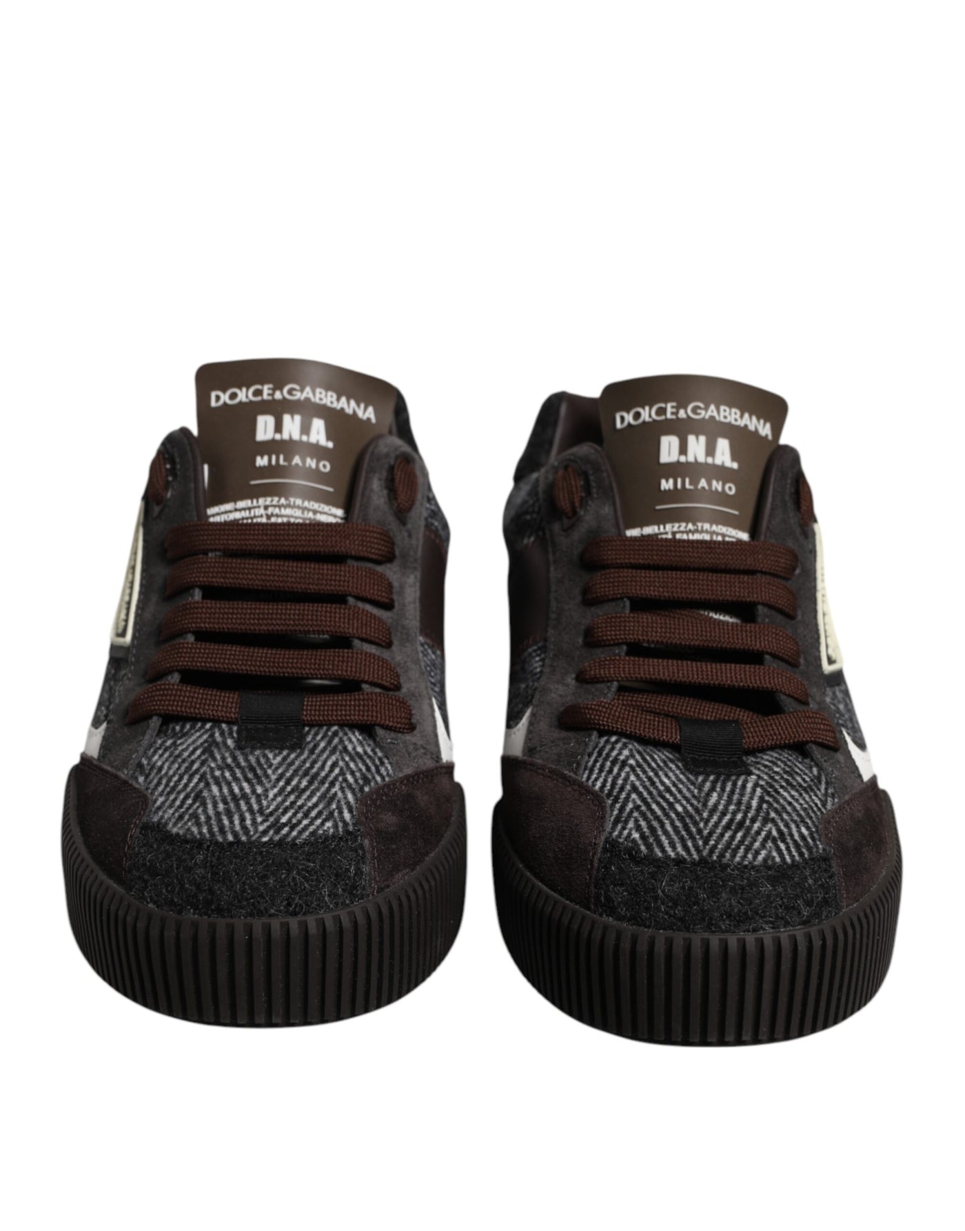 Dolce &amp; Gabbana Multicolor leren lage sneakers