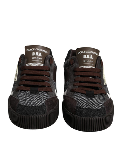 Dolce &amp; Gabbana Multicolor leren lage sneakers