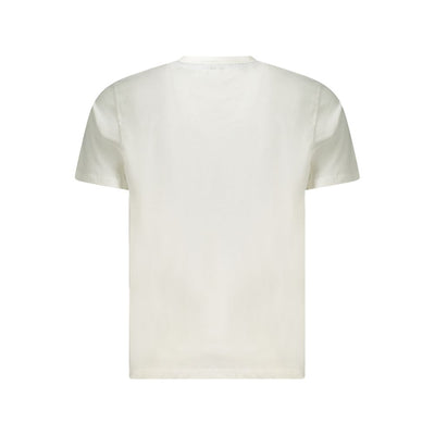 North Sails White Cotton Men T-Shirt