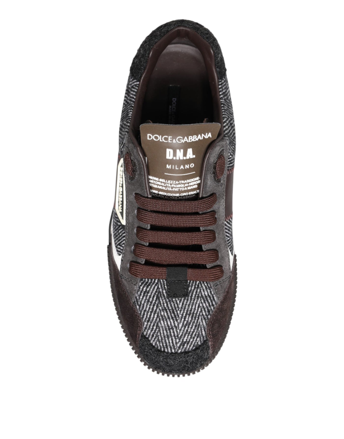 Dolce &amp; Gabbana Multicolor leren lage sneakers
