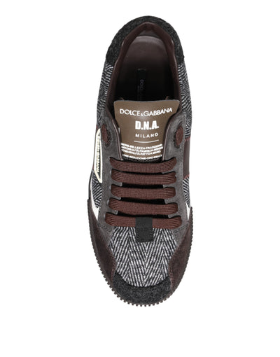 Dolce &amp; Gabbana Multicolor leren lage sneakers