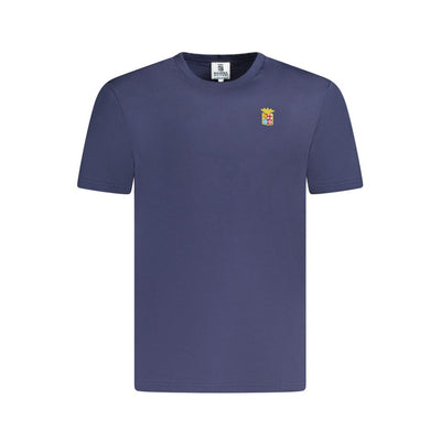 T-shirt en coton bleu Marina Militare