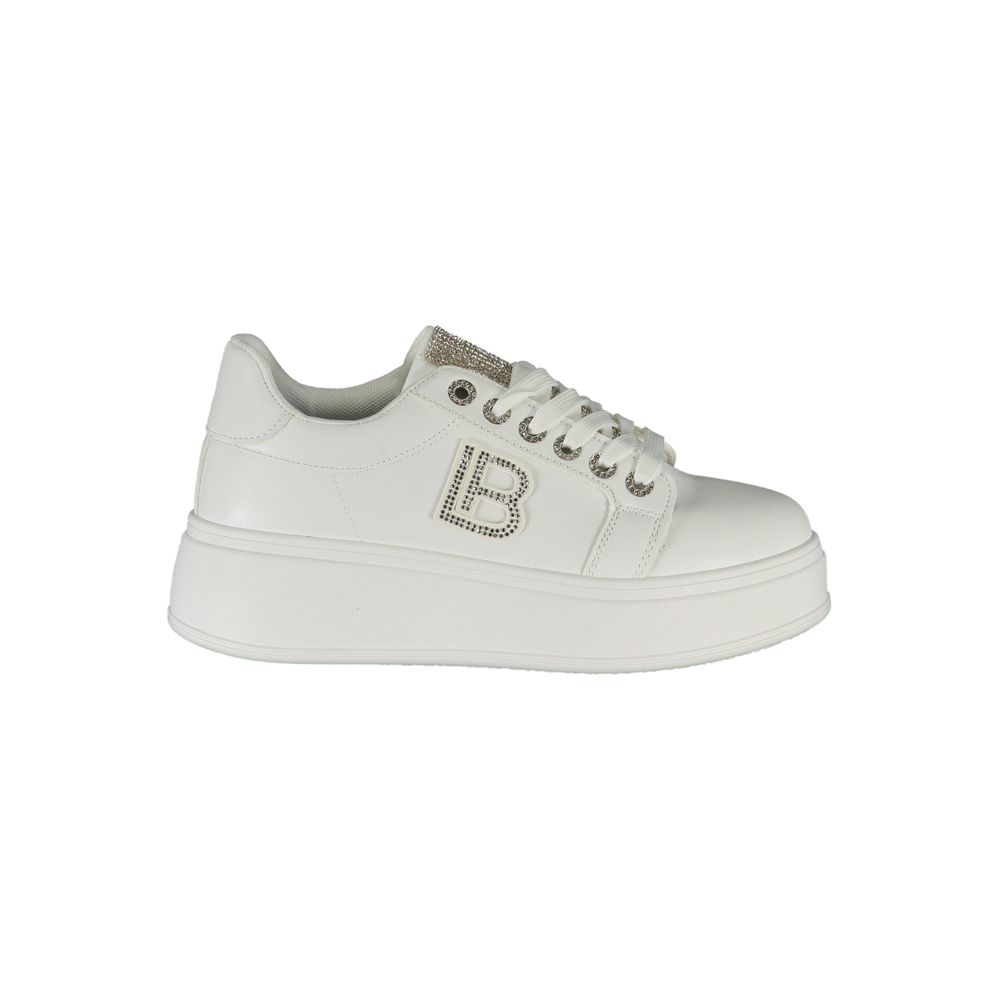 Laura Biagiotti Witte Polyester Dames Sneaker
