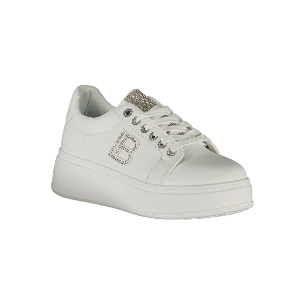 Laura Biagiotti Witte Polyester Dames Sneaker