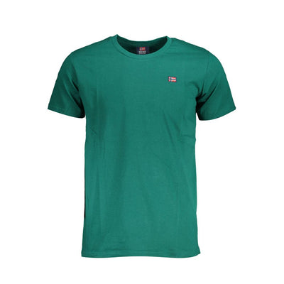 Noorwegen 1963 Groen Katoenen Heren T-shirt