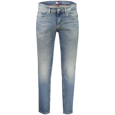 Jean slim bleu en coton Tommy Hilfiger pour homme