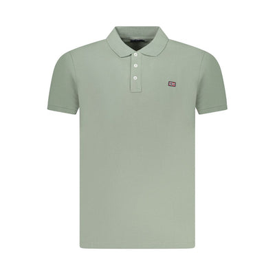 Norway 1963 Green Cotton Men Polo Shirt
