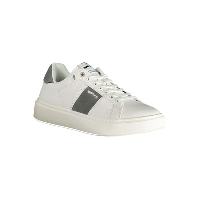 Gaswitte polyester herensneaker