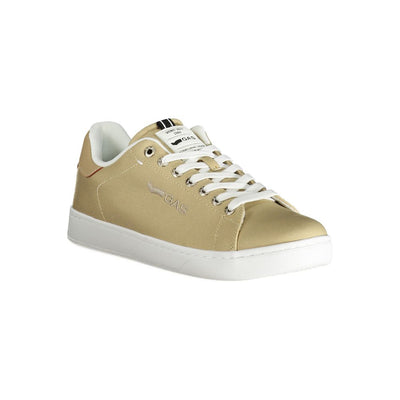 Gasbeige polyester herensneaker