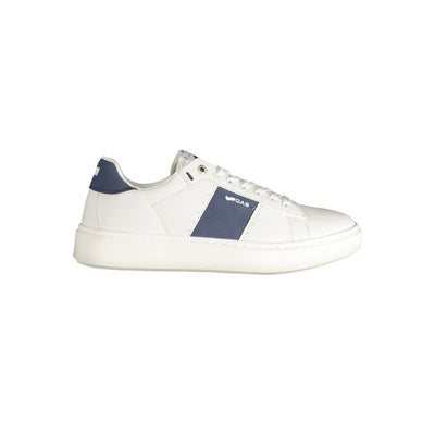 Gaswitte polyester herensneaker