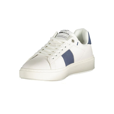 Gaswitte polyester herensneaker