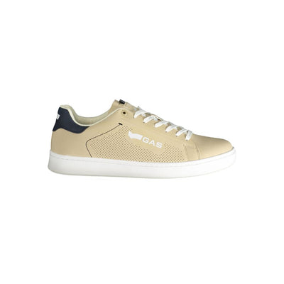 Gasbeige polyester herensneaker