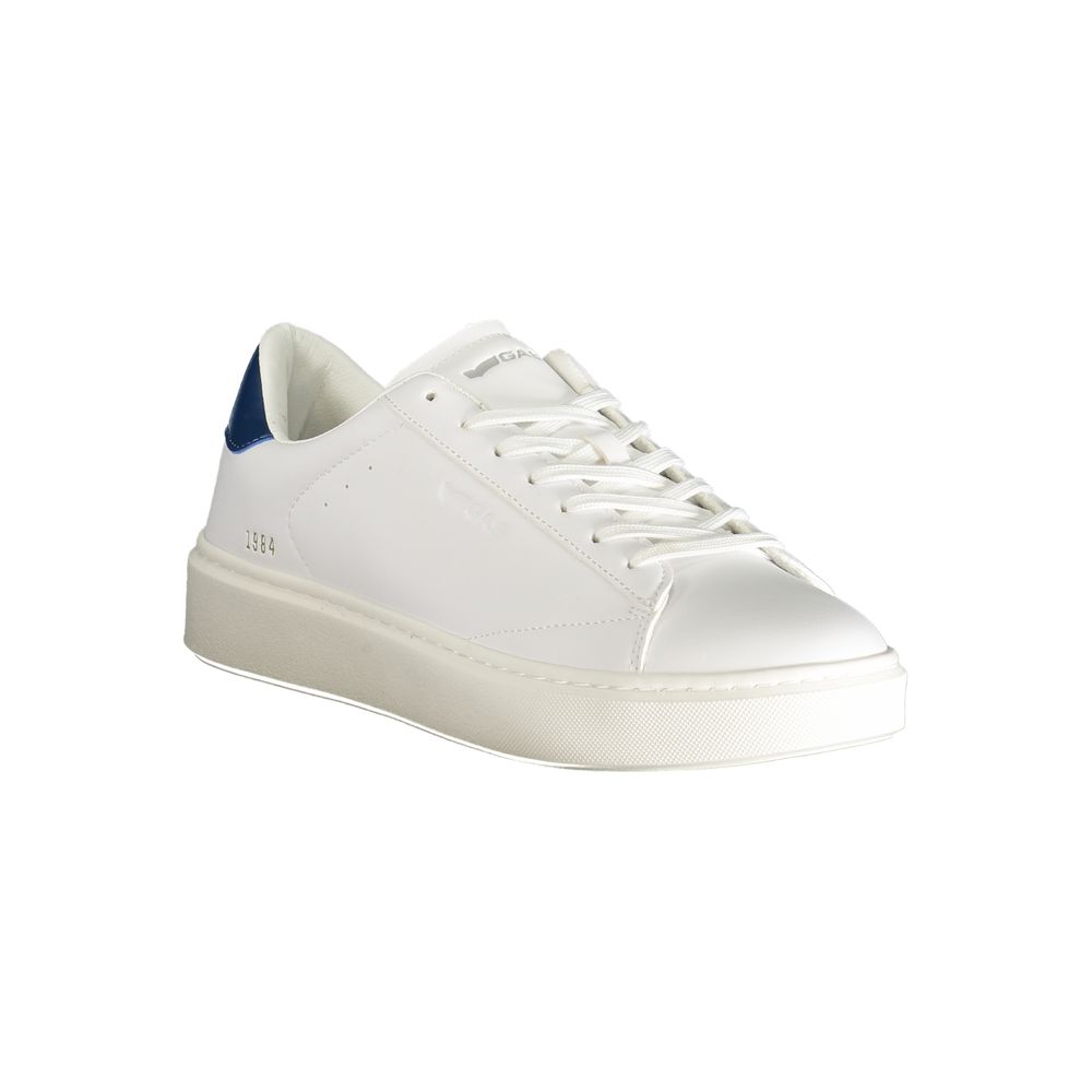 Gaswitte polyester herensneaker