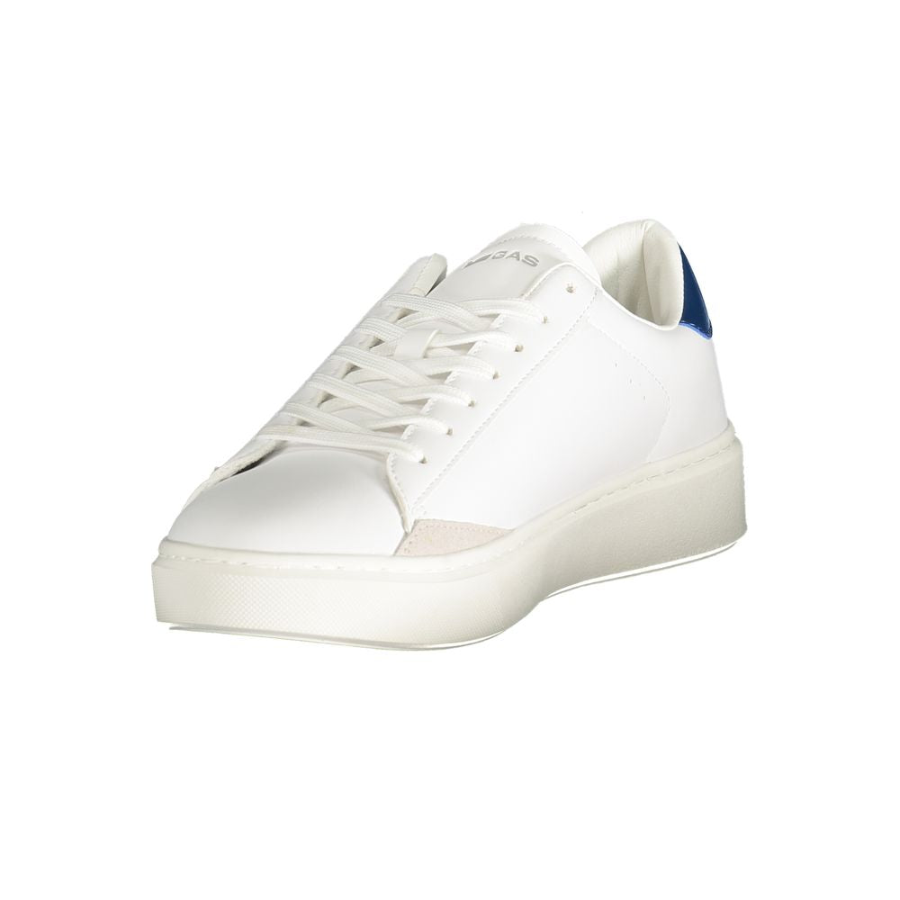 Gaswitte polyester herensneaker