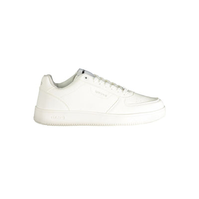 Gaswitte polyester herensneaker