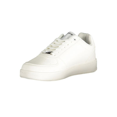 Gaswitte polyester herensneaker