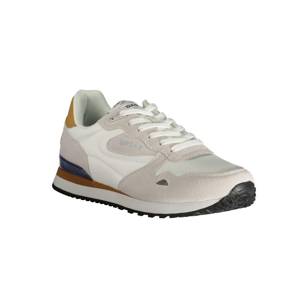 Gaswitte polyester herensneaker