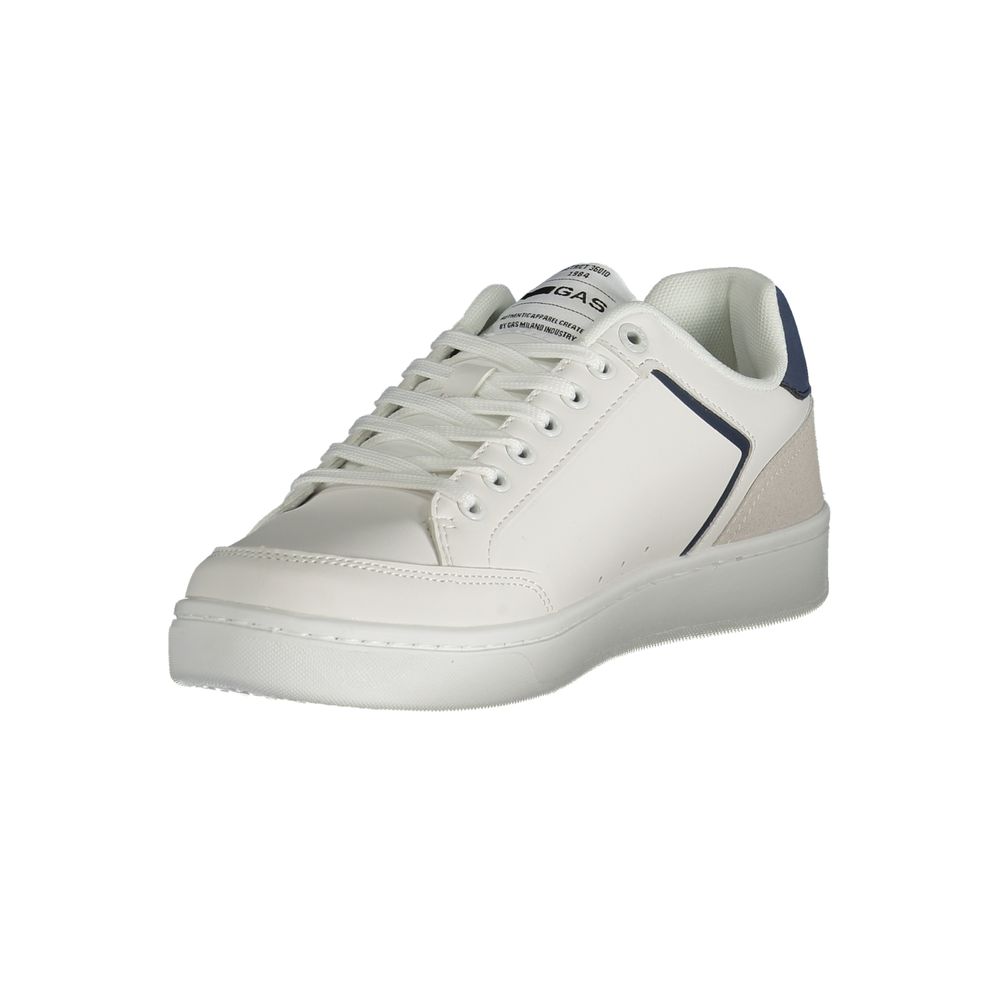 Gaswitte polyester herensneaker