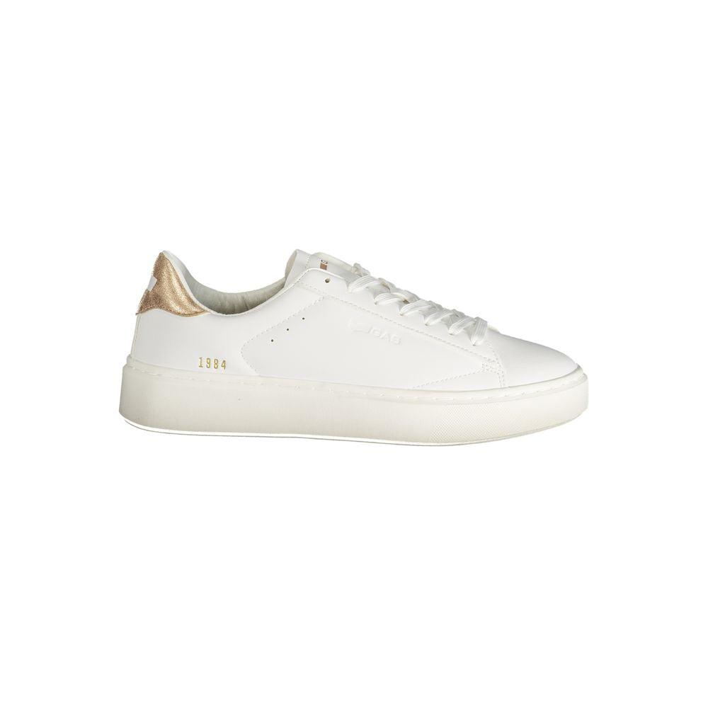 Baskets Gas blanches en polyester pour femmes