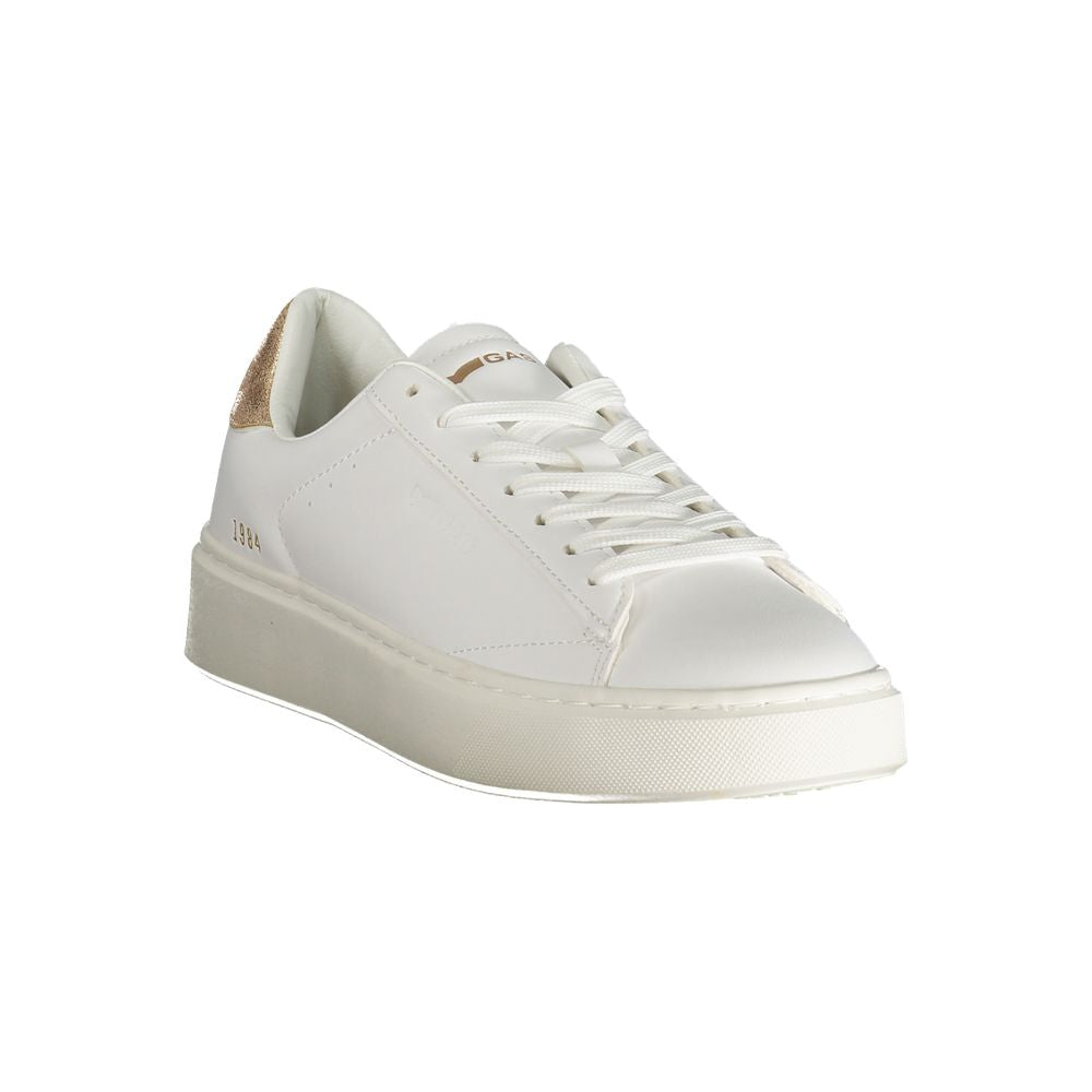 Baskets Gas blanches en polyester pour femmes