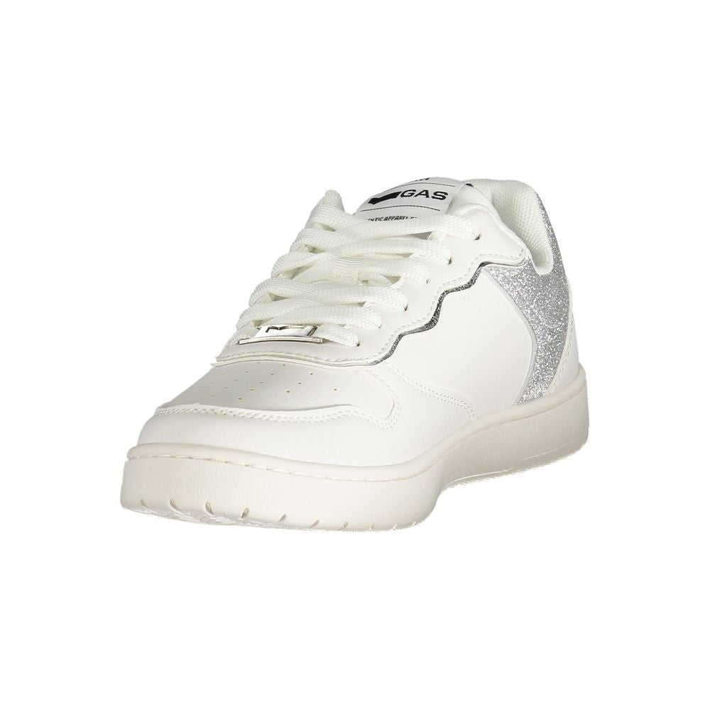 Baskets Gas blanches en polyester pour femmes