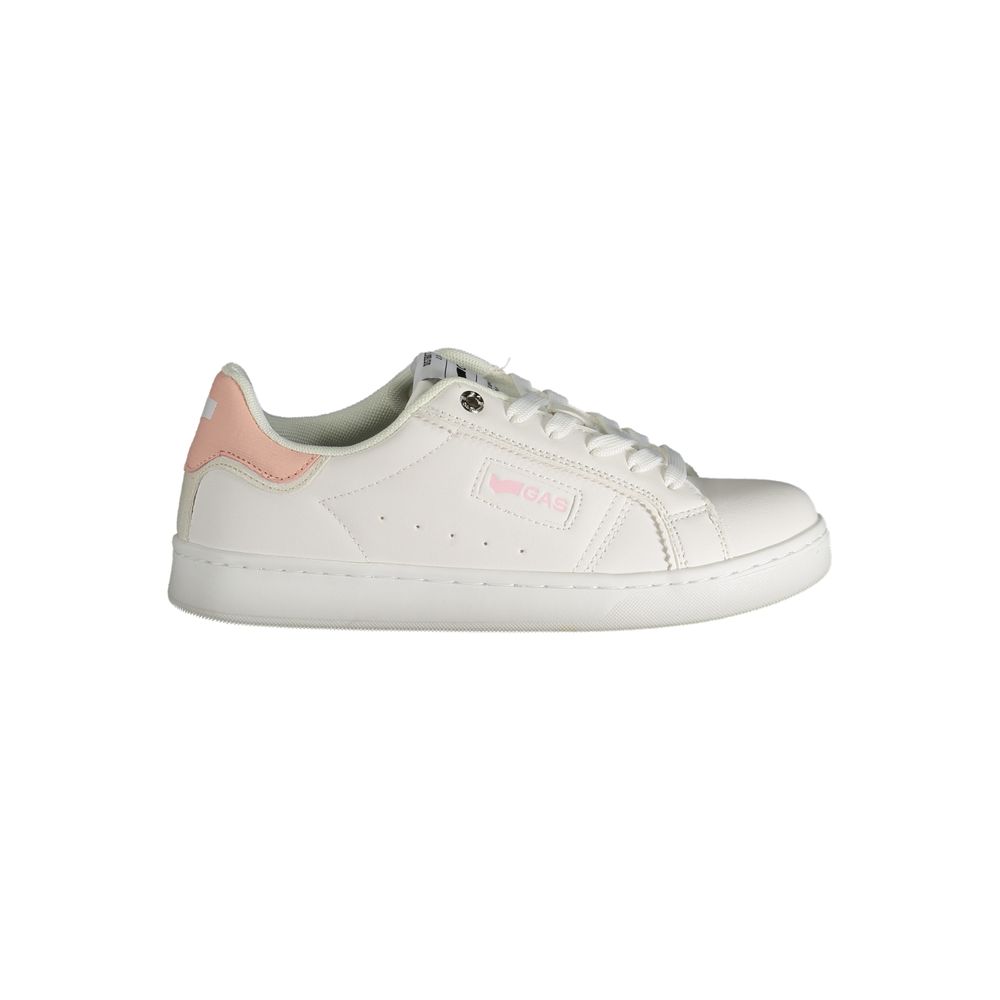 Baskets Gas blanches en polyester pour femmes