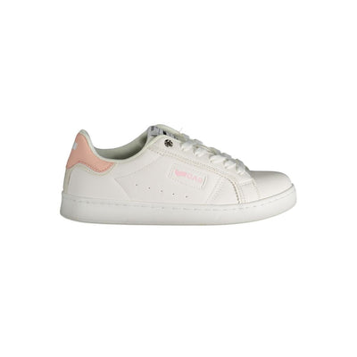 Baskets Gas blanches en polyester pour femmes