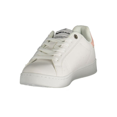 Baskets Gas blanches en polyester pour femmes