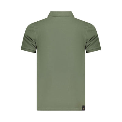 Accademia Militare Green Cotton Polo Shirt