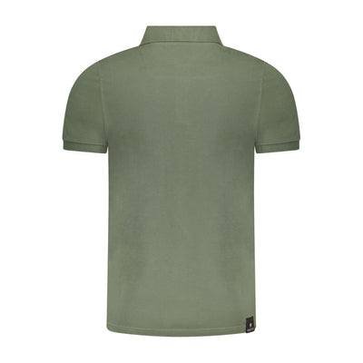 Accademia Militare Green Cotton Polo Shirt