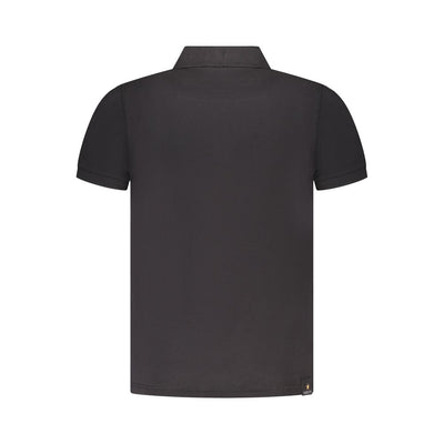 Accademia Militare Black Cotton Polo Shirt