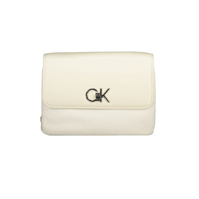 Sac à main en polyester beige Calvin Klein