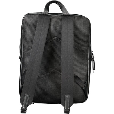 Sac à dos en polyéthylène noir Calvin Klein