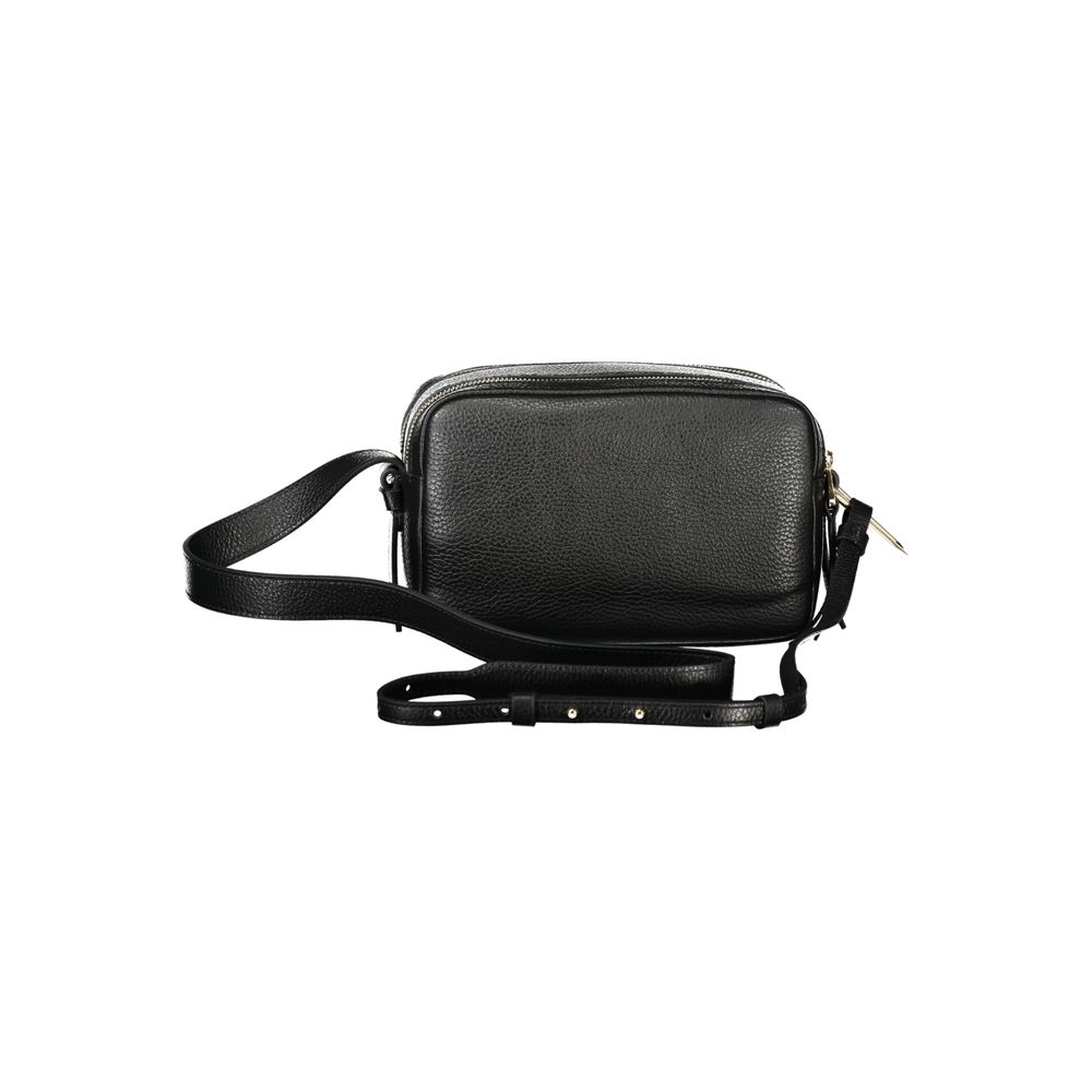 Sac à main en cuir noir Coccinelle