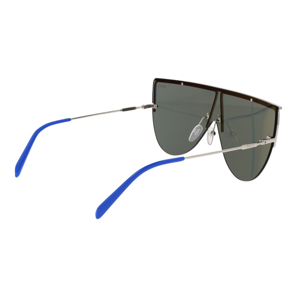 Lunettes de soleil argentées pour femmes Emilio Pucci