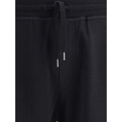Brunello Cucinelli Black Cotton Joggers (Workout Pants)