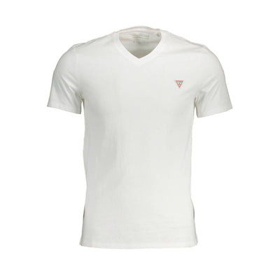 Guess Jeans White Cotton T-Shirt