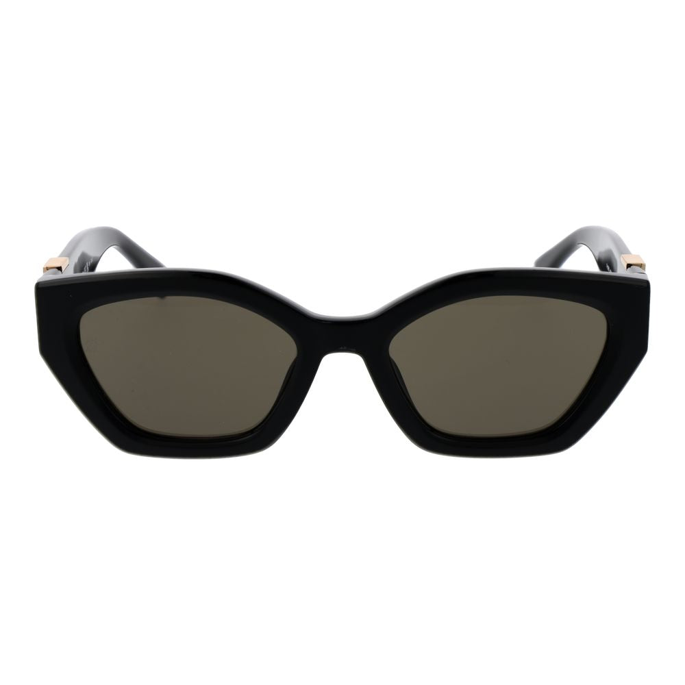 Lunettes de soleil noires Tommy Hilfiger pour femme