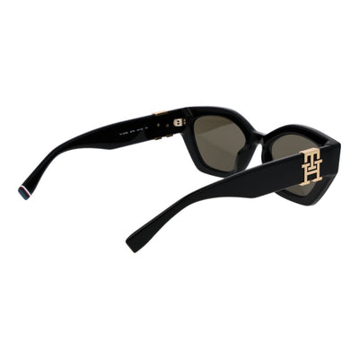 Lunettes de soleil noires Tommy Hilfiger pour femme