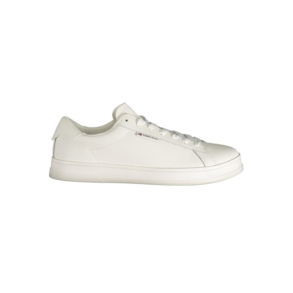 Tommy Hilfiger witte polyester sneaker