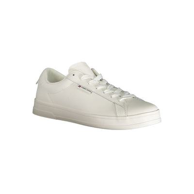 Tommy Hilfiger witte polyester sneaker