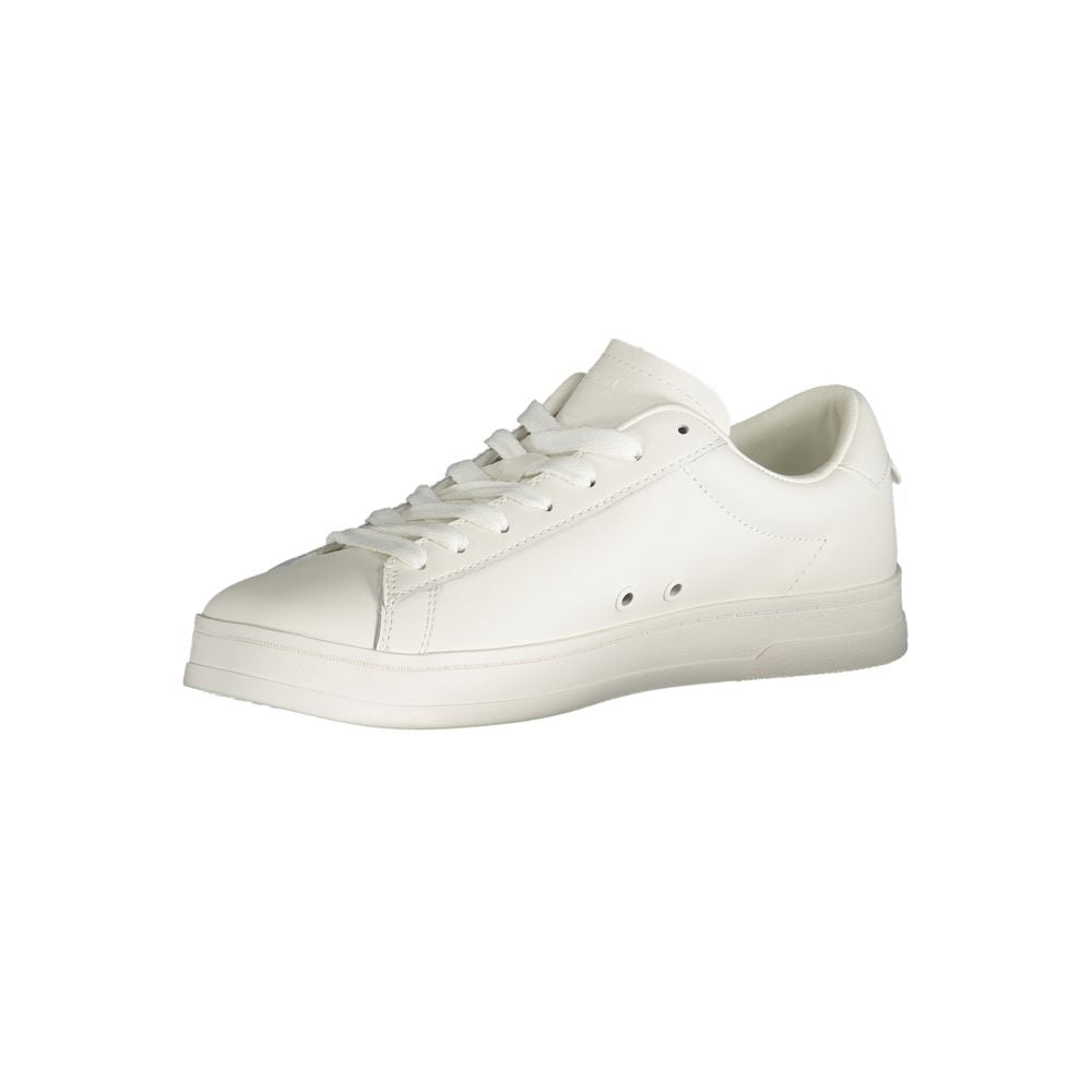 Tommy Hilfiger witte polyester sneaker