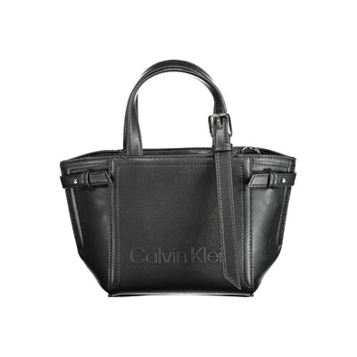 Sac à main en polyester noir Calvin Klein