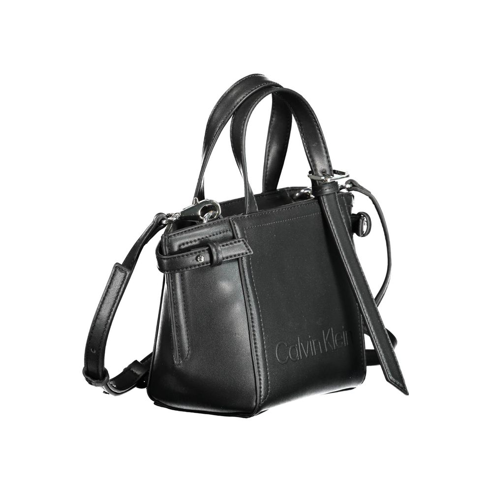 Sac à main en polyester noir Calvin Klein