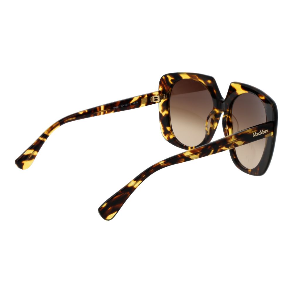 Lunettes de soleil marron Max Mara pour femme