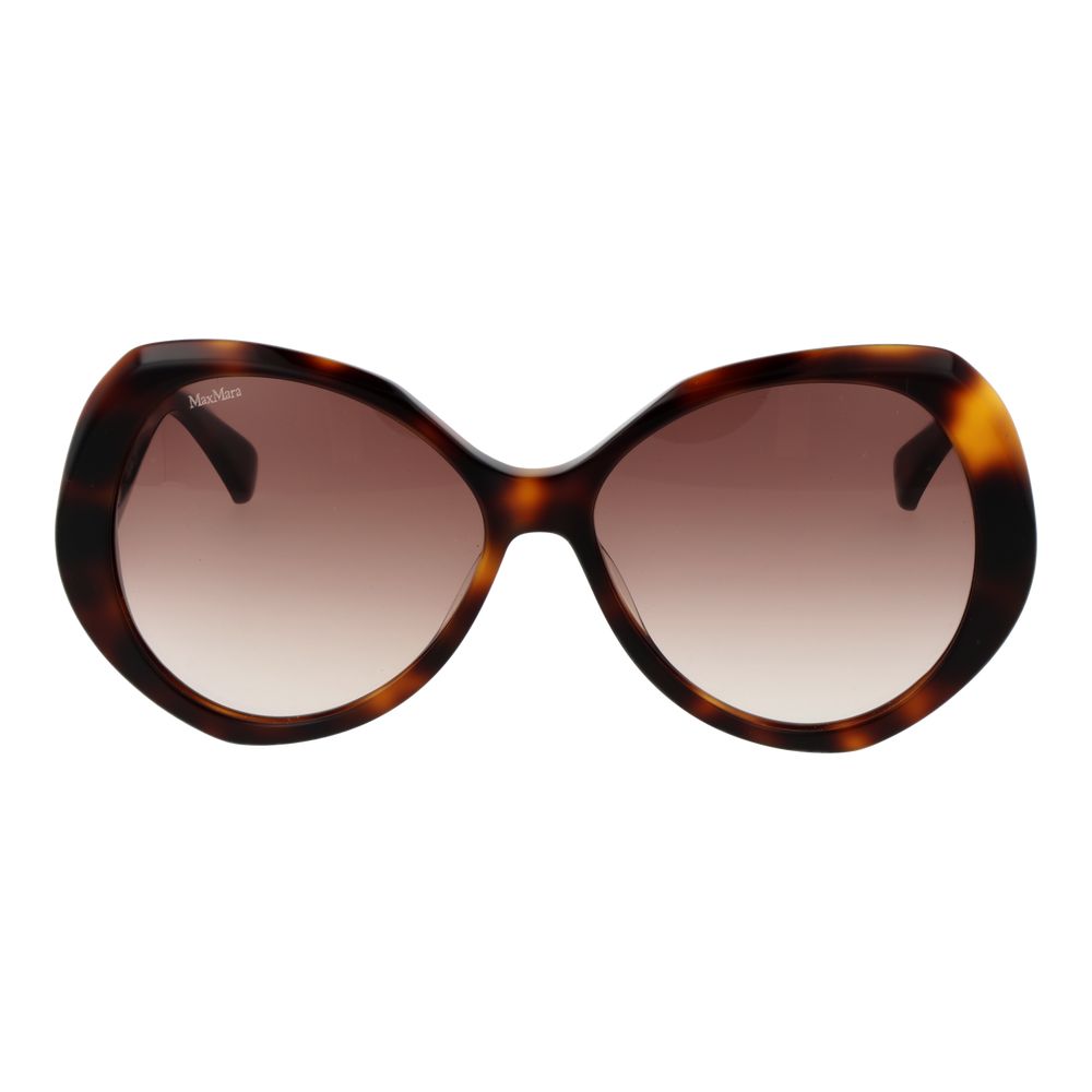 Lunettes de soleil marron Max Mara pour femme