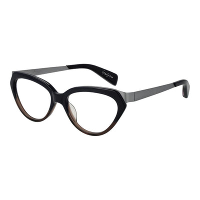 Montures optiques unisexes noires Yohji Yamamoto